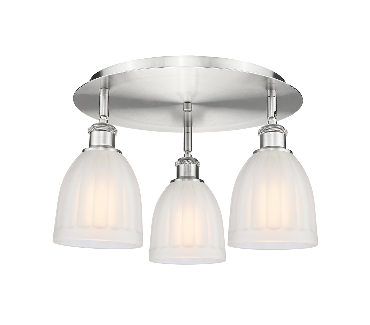 Ballston Semi-Flush Mount Satin Nickel