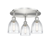 Ballston Semi-Flush Mount Satin Nickel