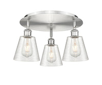 Ballston Semi-Flush Mount Satin Nickel