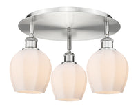 Ballston Semi-Flush Mount Satin Nickel