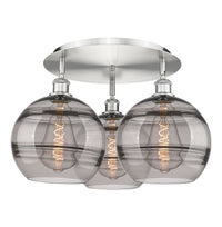 Ballston Semi-Flush Mount Satin Nickel