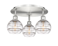 Ballston Semi-Flush Mount Satin Nickel