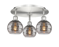 Ballston Semi-Flush Mount Satin Nickel