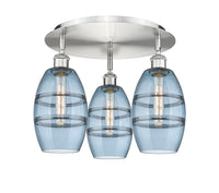 Ballston Semi-Flush Mount Satin Nickel