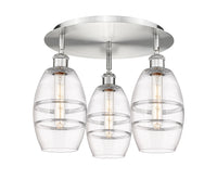Ballston Semi-Flush Mount Satin Nickel
