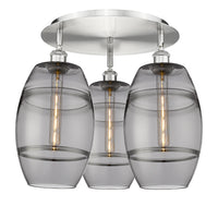 Ballston Semi-Flush Mount Satin Nickel