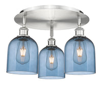 Ballston Semi-Flush Mount Satin Nickel
