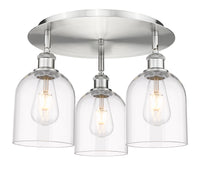 Ballston Semi-Flush Mount Satin Nickel