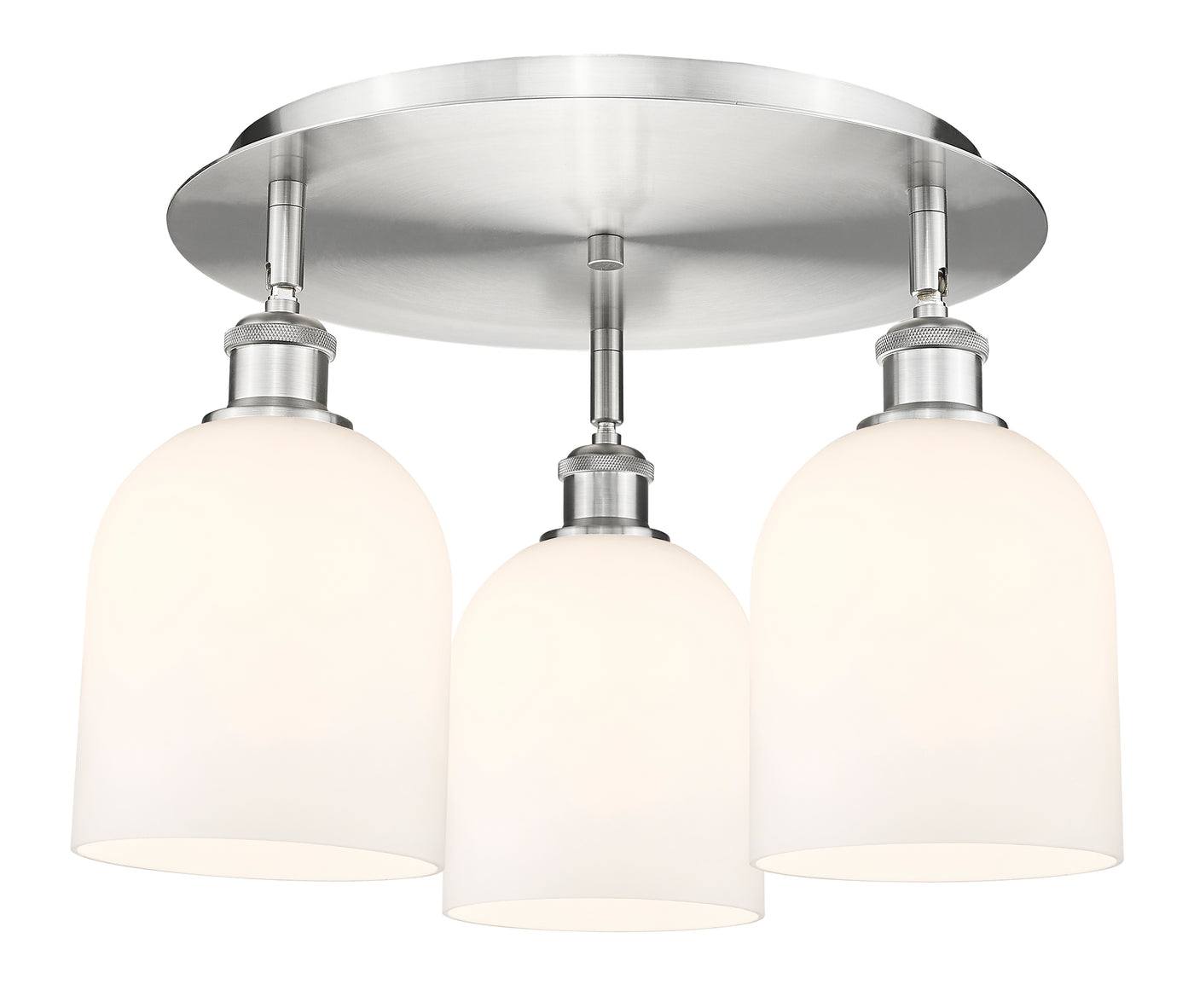 Ballston Semi-Flush Mount Satin Nickel