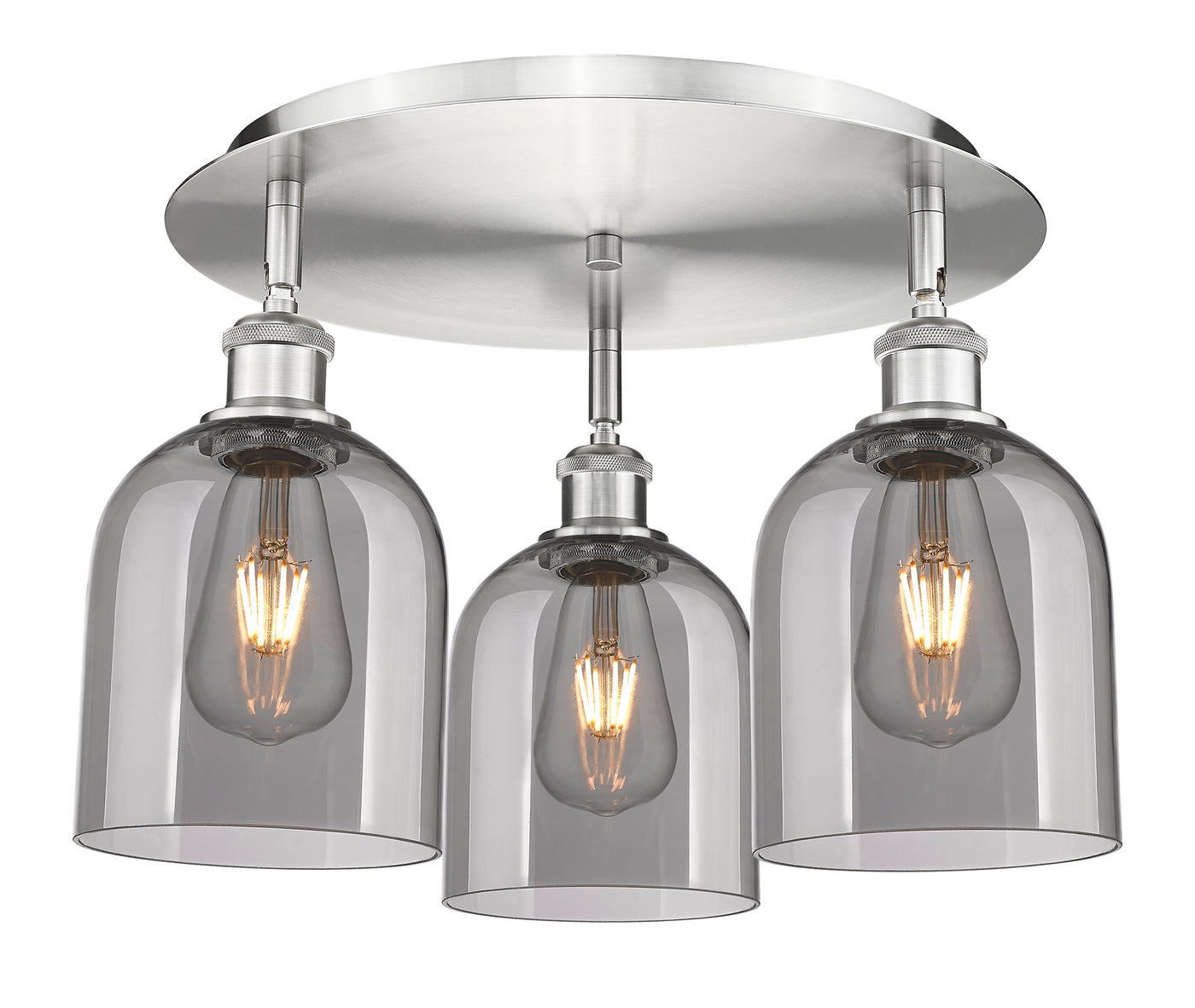 Ballston Semi-Flush Mount Satin Nickel