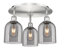 Ballston Semi-Flush Mount Satin Nickel