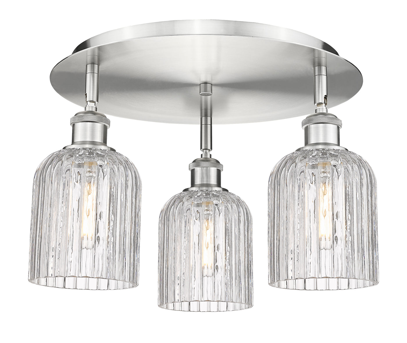Ballston Semi-Flush Mount Satin Nickel