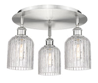 Ballston Semi-Flush Mount Satin Nickel