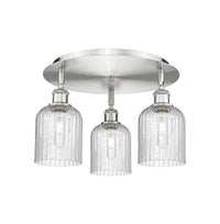 Ballston Semi-Flush Mount Satin Nickel
