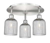 Ballston Semi-Flush Mount Satin Nickel