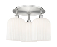 Ballston Semi-Flush Mount Satin Nickel