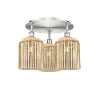 Ballston Semi-Flush Mount Satin Nickel