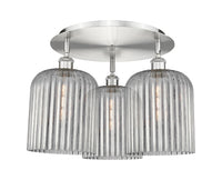 Ballston Semi-Flush Mount Satin Nickel