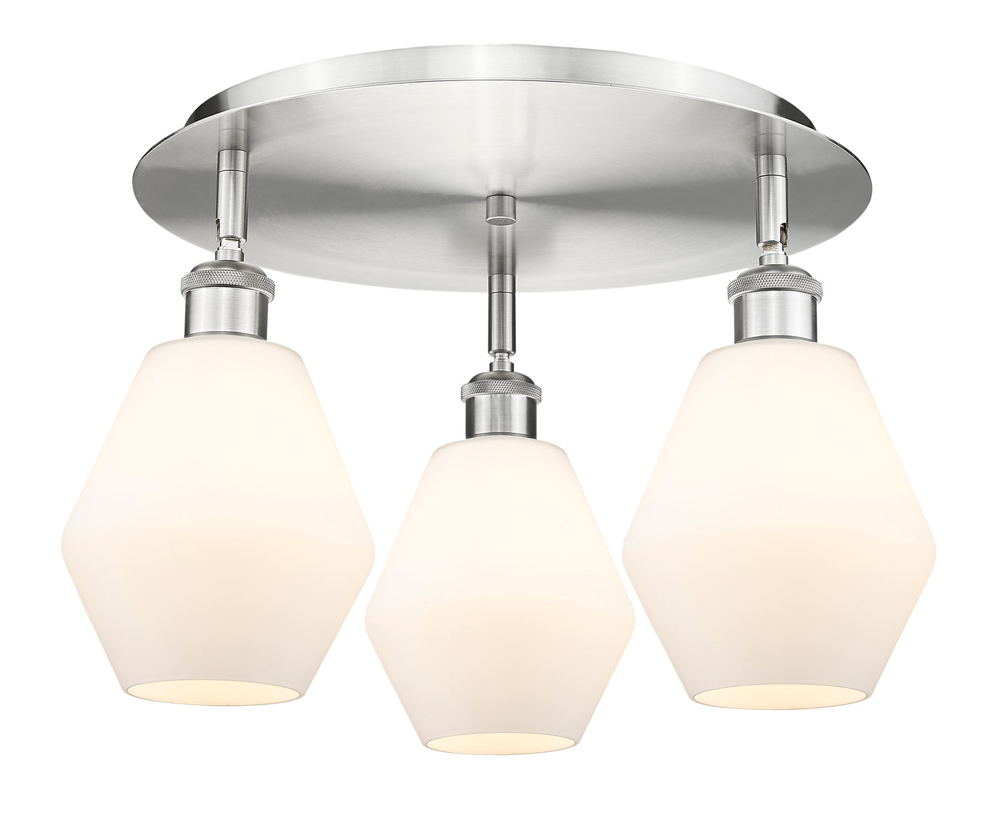 Ballston Semi-Flush Mount Satin Nickel