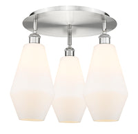 Ballston Semi-Flush Mount Satin Nickel