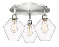 Ballston Semi-Flush Mount Satin Nickel Finish