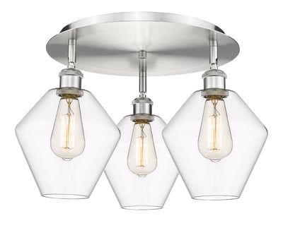 Ballston Semi-Flush Mount Satin Nickel Finish
