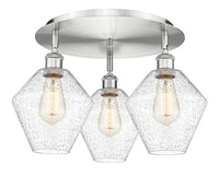 Ballston Semi-Flush Mount Satin Nickel Finish