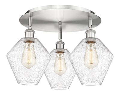 Ballston Semi-Flush Mount Satin Nickel Finish
