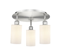 Ballston Semi-Flush Satin Nickel Brass