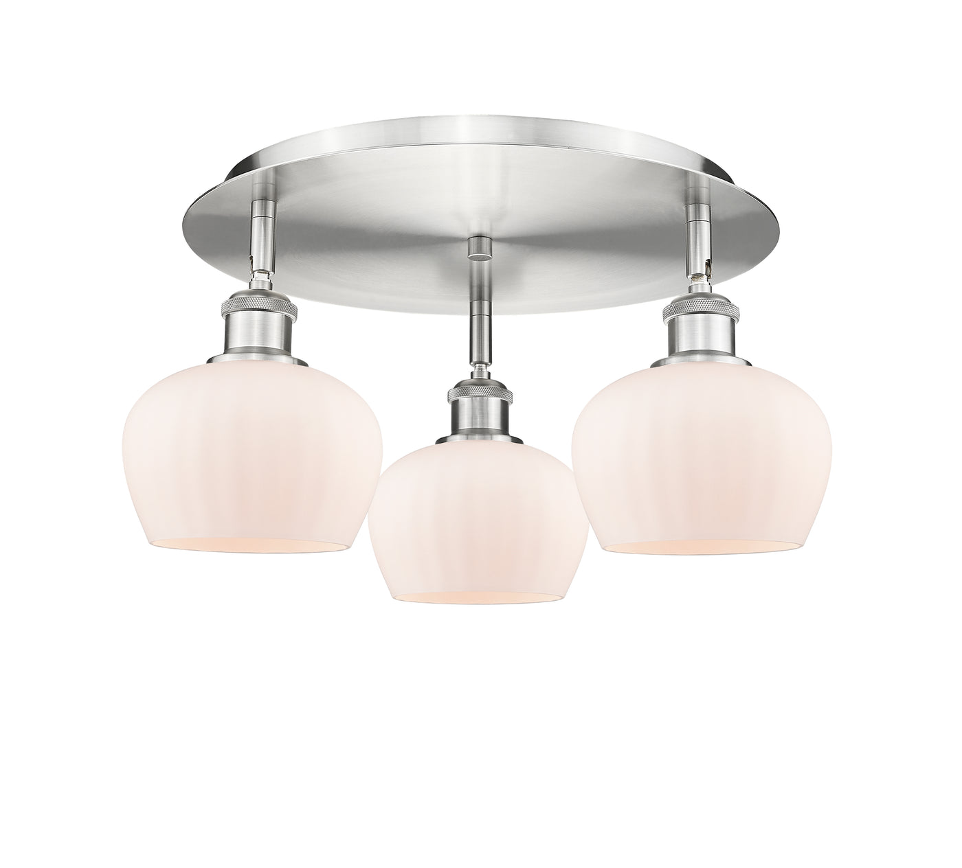 Ballston Semi-Flush Mount Satin Nickel