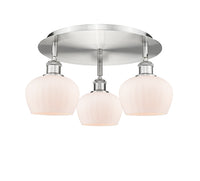 Ballston Semi-Flush Mount Satin Nickel