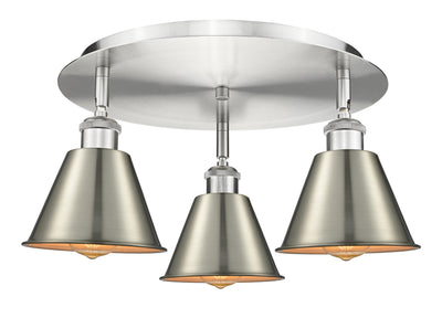 Ballston Semi-Flush Mount Satin Nickel