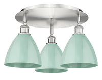 Ballston Semi-Flush Mount Satin Nickel