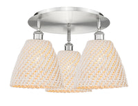 Ballston Semi-Flush Mount Satin Nickel