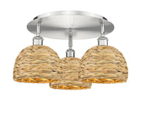 Ballston Semi-Flush Mount Satin Nickel