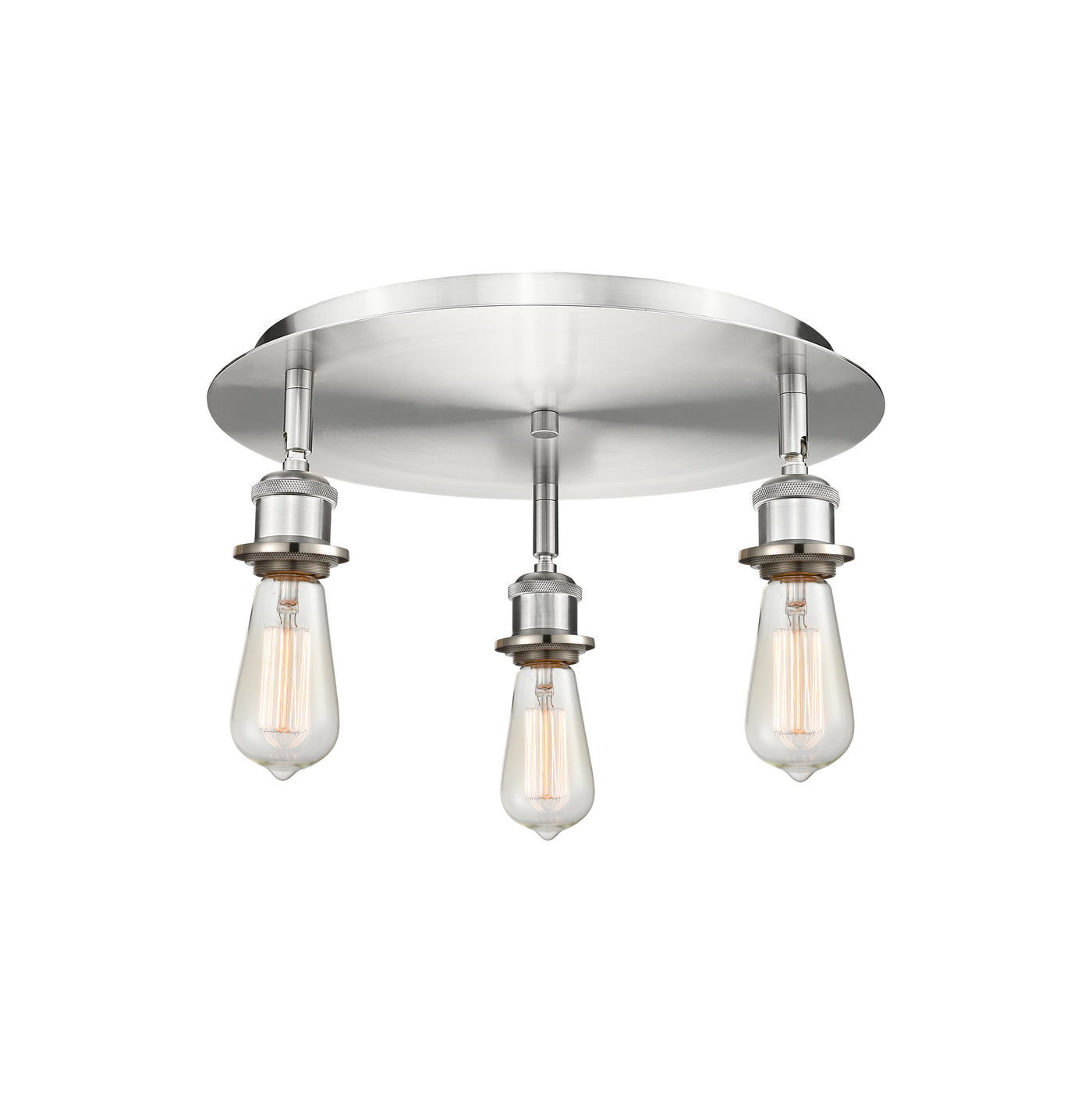 Ballston Semi-Flush Mount Satin Nickel