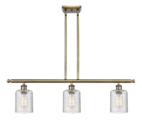 Cobbleskill 36-Inch 3-Light Stem-Hung Island Light 9.5-Inch High