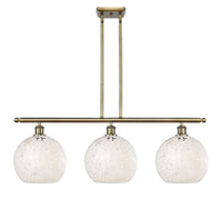 37-Inch 3-Light Stem-Hung Island Light 12.25-Inch High Sloped-Ceiling Compatible