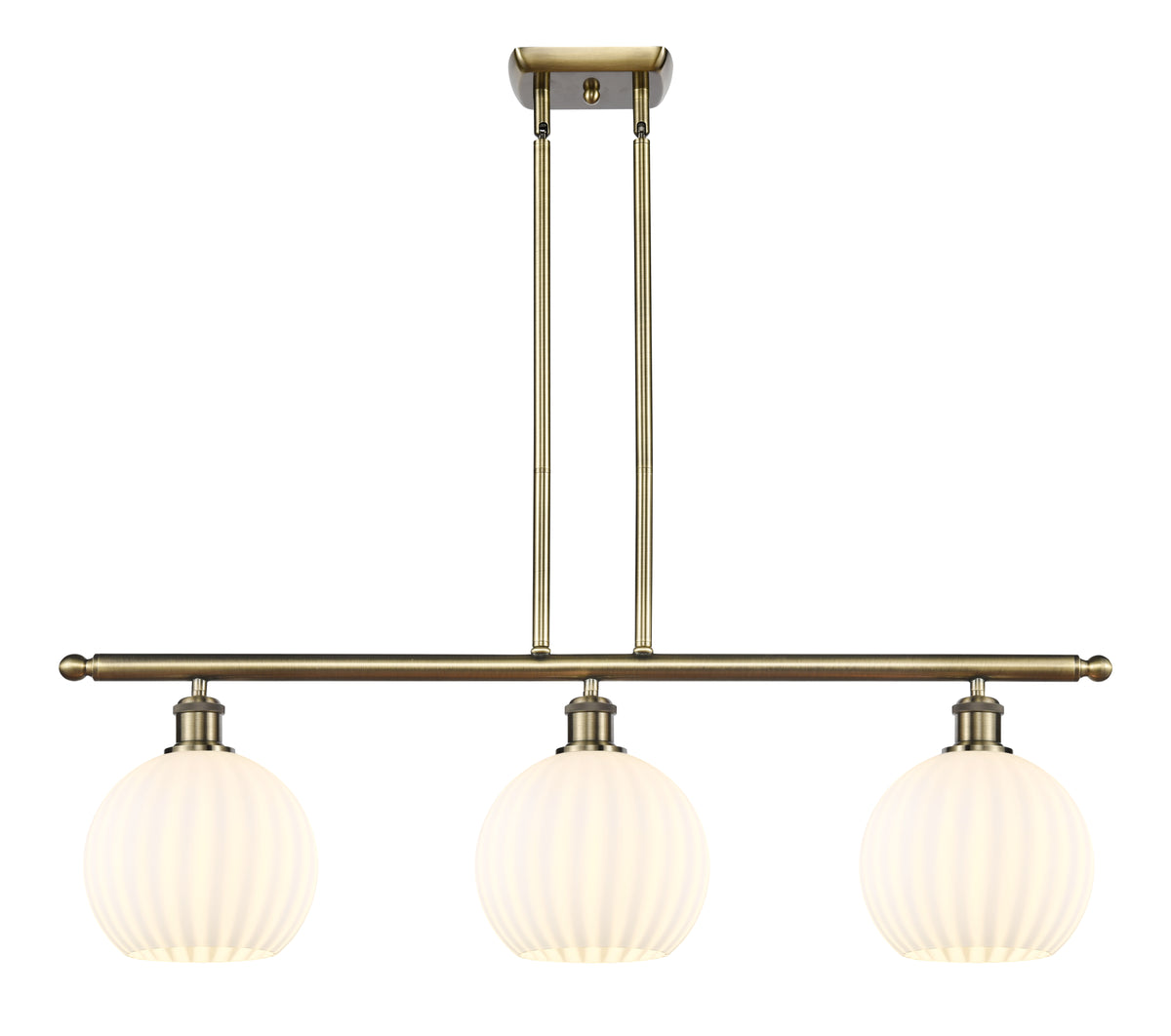 36-Inch 3-Light Stem-Hung Island Light 10.5-Inch High