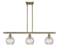 Athens 36-Inch 3-Light Stem-Hung Island Light 8.625-Inch High