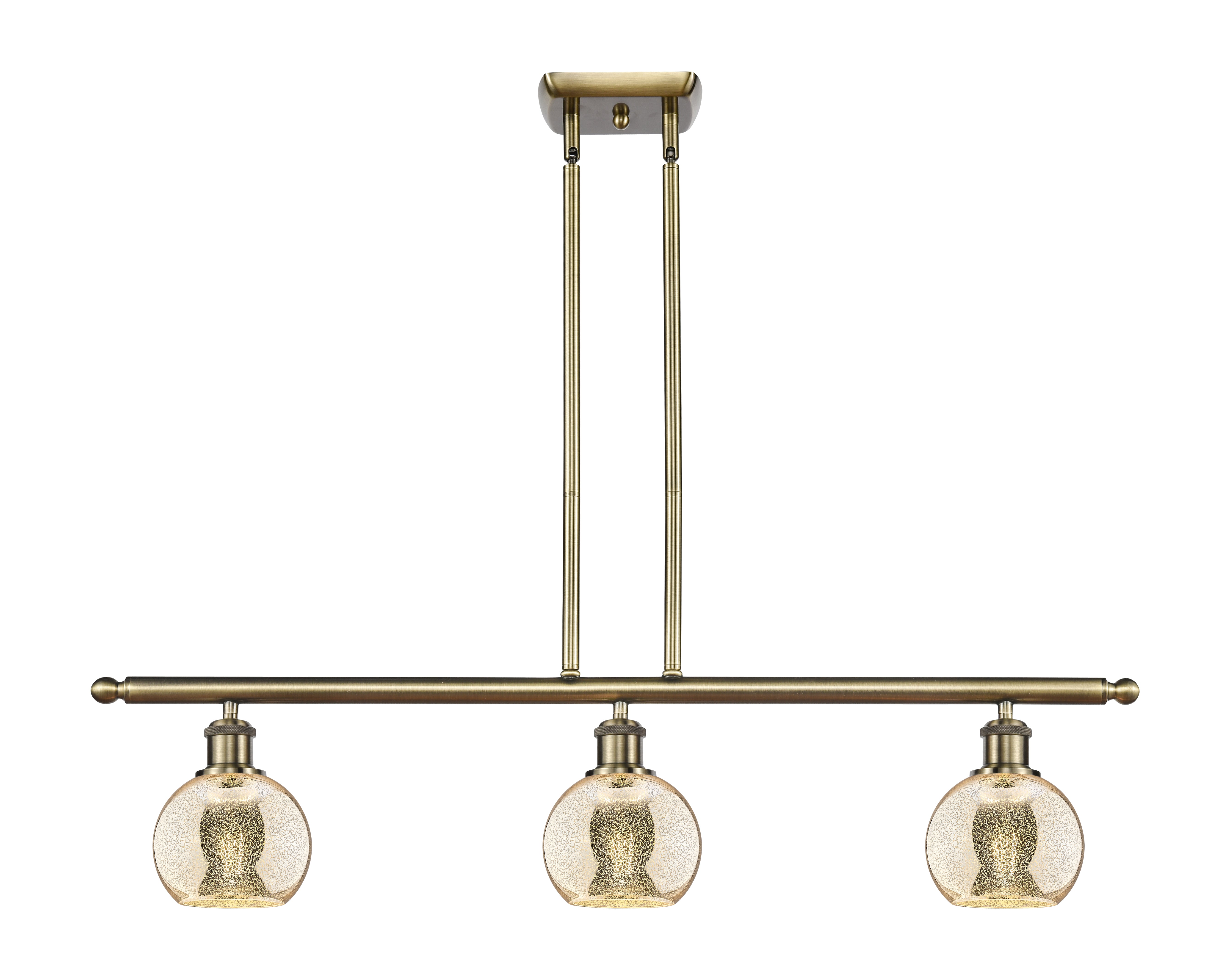 Ballston Island Light Cast Brass Finish