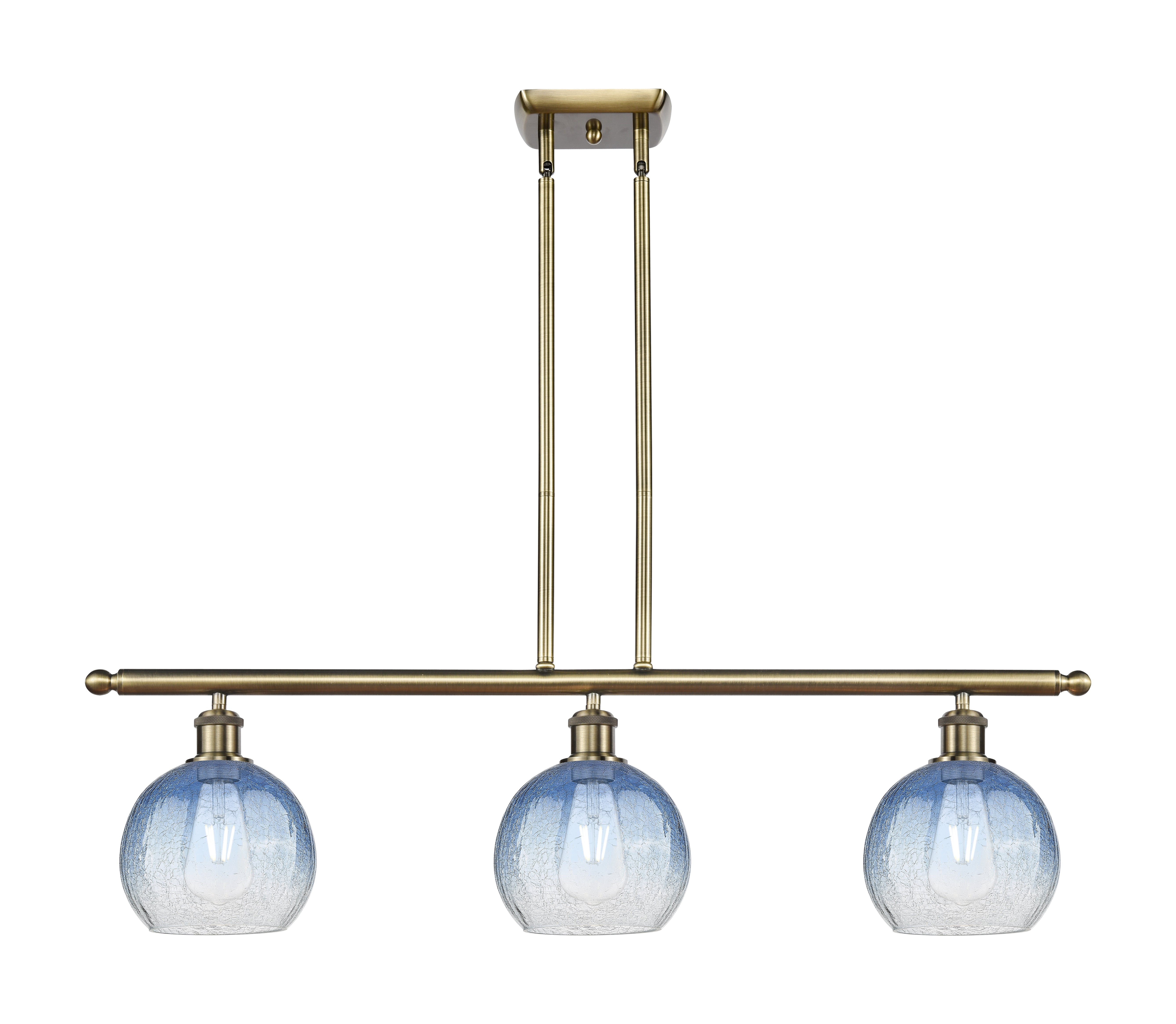 Ballston Island Light Cast Brass Finish