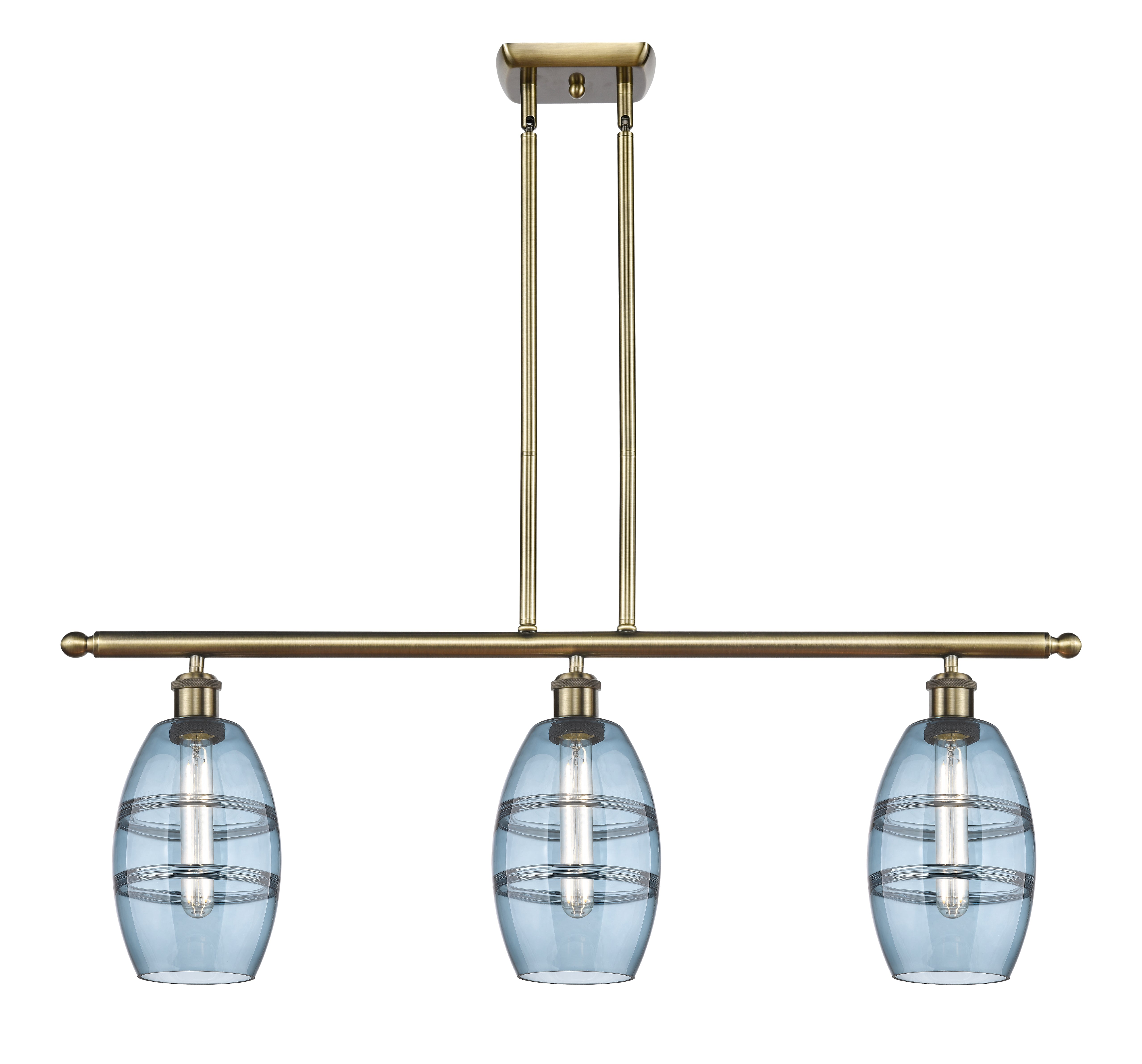 Ballston Island Light Cast Brass Finish