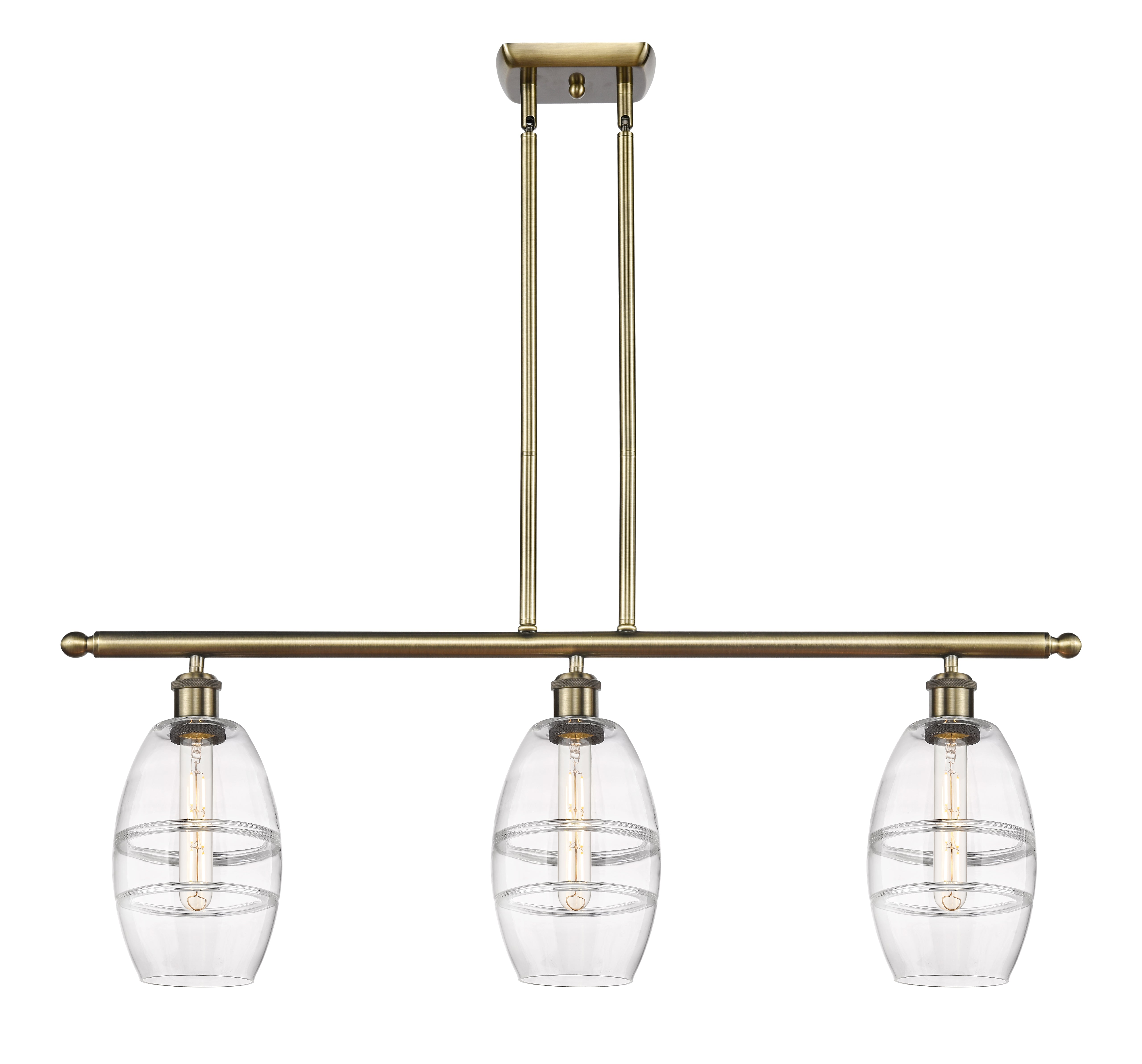 Ballston Island Light Cast Brass Finish