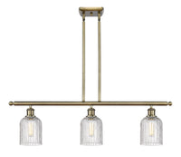 Bridal Veil 36-Inch 3-Light Stem-Hung Island Light 5-Inch Shade