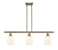 Bridal Veil 36-Inch 3-Light Stem-Hung Island Light 5-Inch Shade