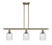 Bridal Veil 36-Inch 3-Light Stem-Hung Island Light 5-Inch Shade