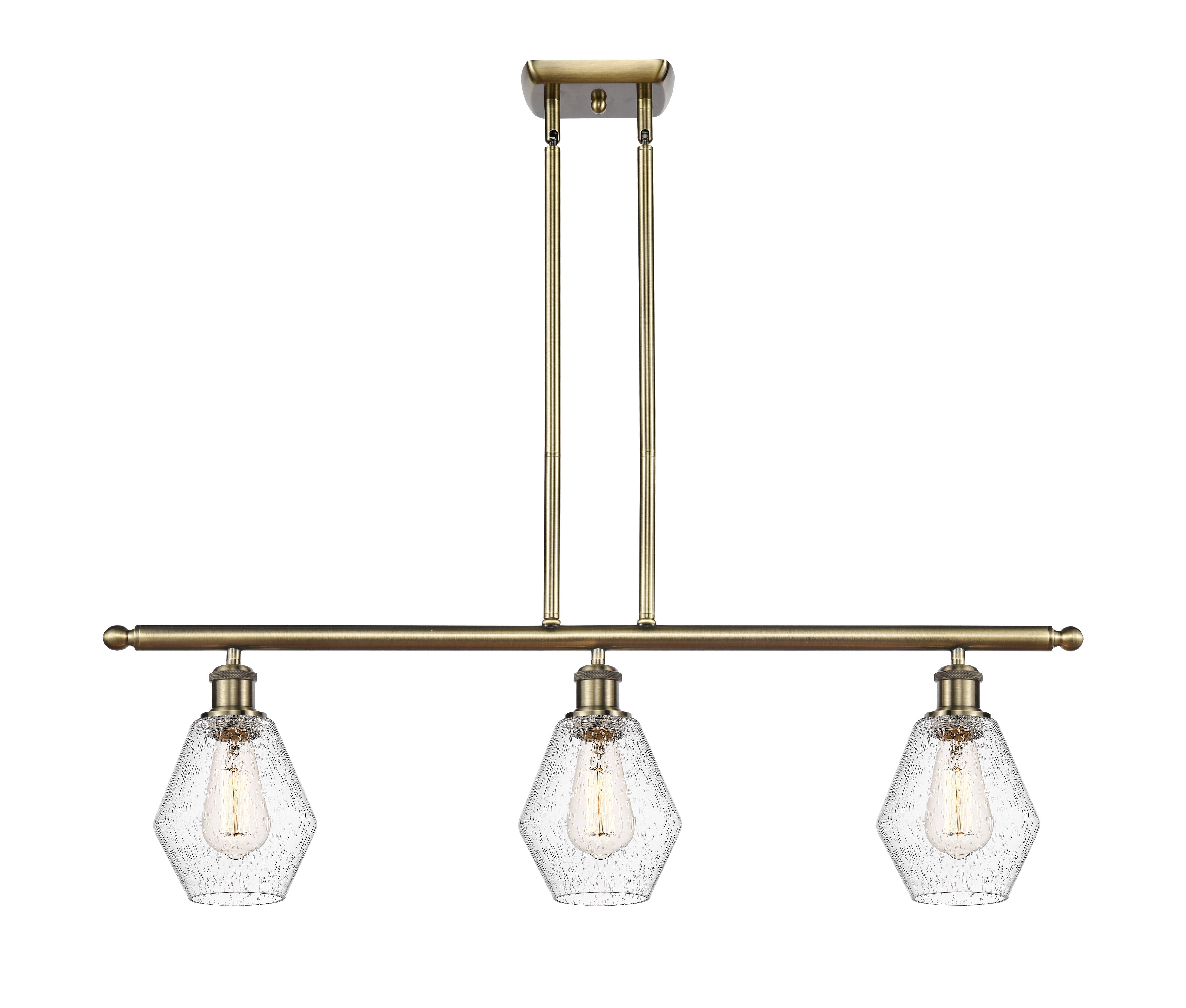 Ballston Island Light Cast Brass Finish