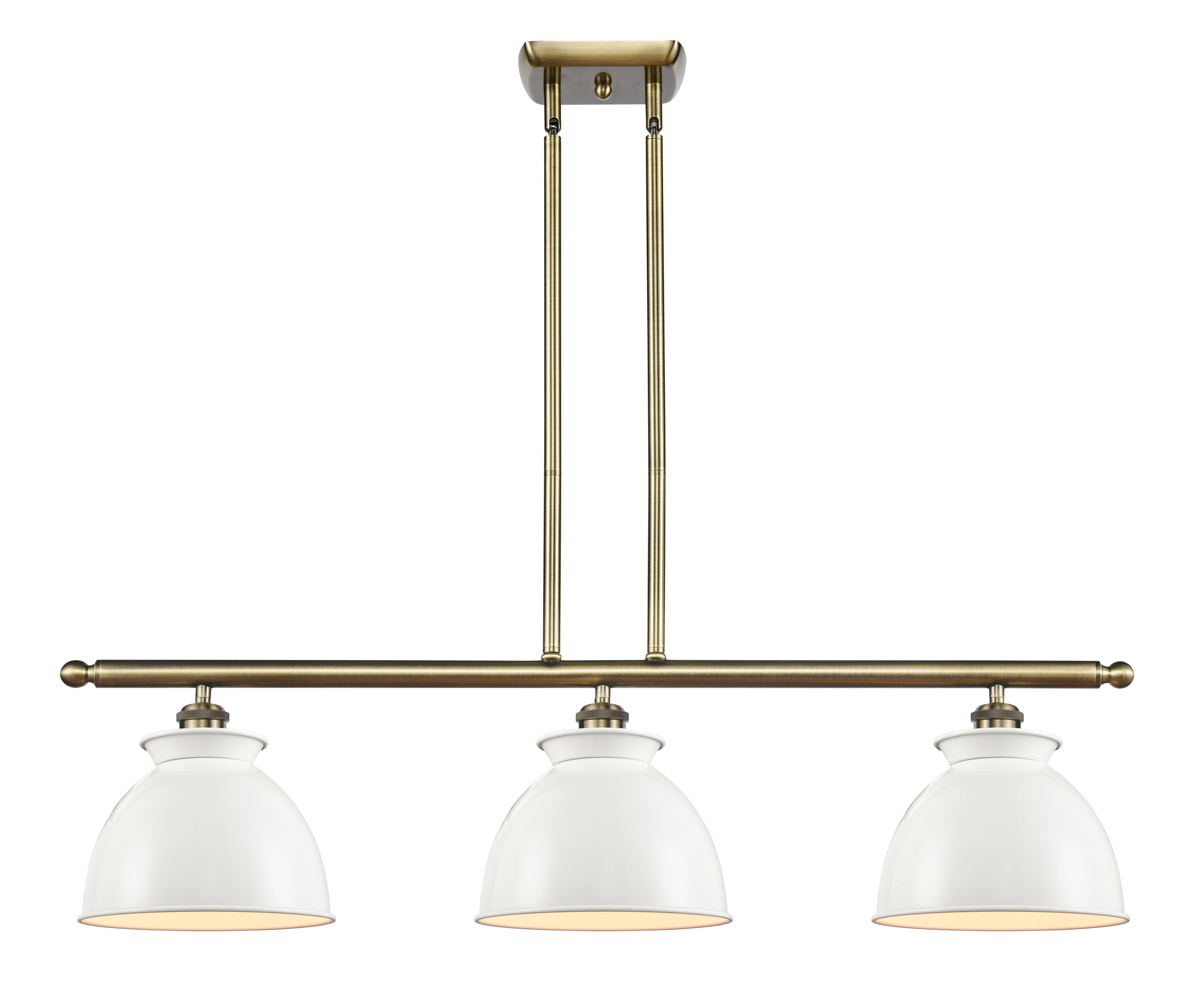 Ballston Island Light Cast Brass Finish