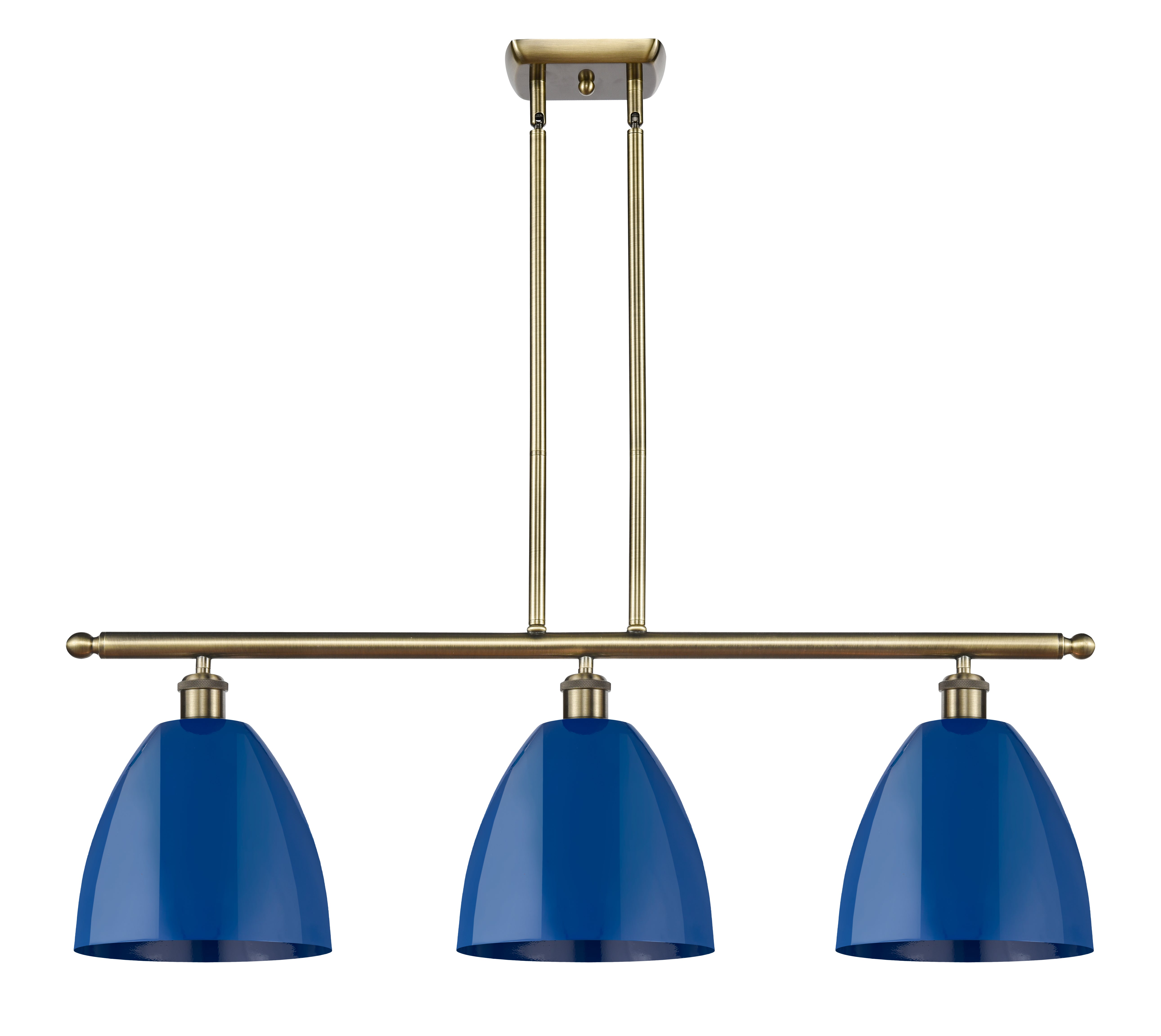 Ballston Island Light Cast Brass Dimmable